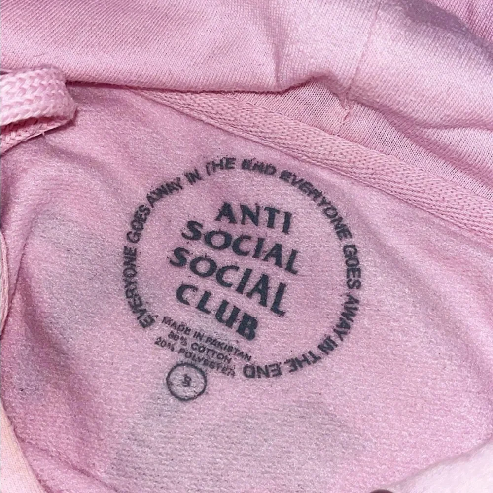 Pink Anti Social Social Club “Cancelled” hoodie - Picture 3 of 3